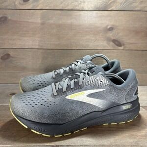 brooks ghost 16 mens size 9.5 shoes gray athletic running sneakers